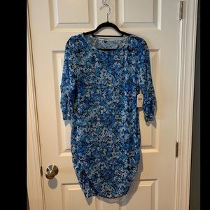 Nautica Mesh Floral Beach Coverup